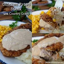 This is the ultimate chicken fried steak recipe. Chicken Fried Steak With Country Gravy Great Grub Delicious Treats