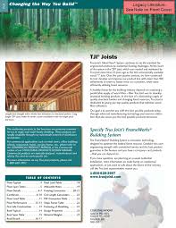 Specifier S Guide Tji Pro Joists Weyerhaeuser Pages 1 24 Text Version Anyflip