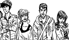 Riverdale inspired pop's chock'lit shoppe logo svg | etsy. Awesome Riverdale Cast Making Big Changes To Archie Comic Characters Coloring Page Archie Comics Characters Coloring Pages Comic Character