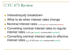 Ctc 475 Review Interest Equity Breakdown Ppt Download