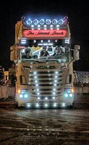 Scania Sound Truck Lights Big Rig Trucks Customised Trucks Big Trucks