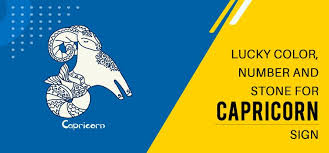 Lucky Color Number And Stone For Capricorn Sign Capricorn Sign Lucky Colour Capricorn