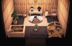 Acnh Spa Room Design Animal Crossing Game Animal Crossing Animal Crossing Qr