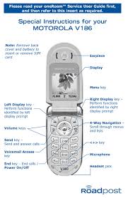 MOTOROLA V186 USER MANUAL Pdf Download ...