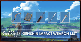 For every character in the party who hails from mondstadt, the character who equips this weapon gains 8% atk increase and 3% movement spd increase. Genshin Impact Weapon List And Types Zilliongamer