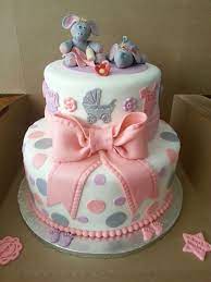 13 Baby Shower Cakes Designs Baby Shower Cake Designs Baby Shower Cakes Girl Elephant Baby Shower Cake