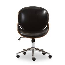 Visit the baxton studio store. Baxton Studio Bruce Walnut And Black Modern Office Chair Wholesale Interiors