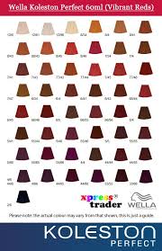 Wella Koleston Color Chart Vibrant Reds Best Picture Of
