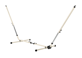 The double hammock is made with a 100% tightly woven cotton cloth, which allows for a soft and airy, breathable fabric. Hammock Stand Metal Single Or Double Hammocks Portable