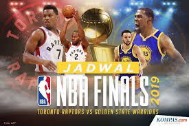 Stats from the nba game played between the toronto raptors and the golden state warriors on december 12, 2018 with result, scoring by period and players. Infografik Jadwal Nba Finals 2019 Golden State Warriors Vs Toronto Raptors