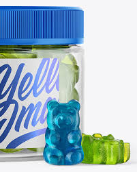 Download Plastic Jar With Gummies Mockup In Jar Mockups On Yellow Images Object Mockups