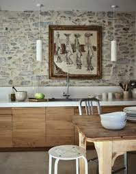 Quelles Pierres De Parement Choisir Pour Votre Piece Salle A Manger Blanc Et Bois Cuisine Contemporaine Et Habillage Mural