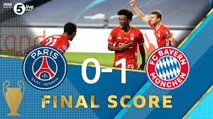 A replay of the finals from the previous season is likely the most attractive pair of 1/4 finals of the champions league. Bbc 5 Live Sport On Twitter Bayern Munich Win The Champions League Ft Psg 0 1 Bayern Coman S Header Wins A Hard Working Bayern Their 6th Ucl