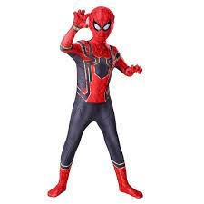 How old is the costume kid from back to the future? Kids Iron Spider Suit Avengers Superhero Cosplay Costumes For Children Allonesie