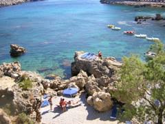 The poet pindar tells the story, that when the gods drew lots for the places of the earth. Beaches And Bays On Rhodes Island