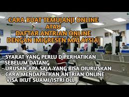 Pejabat imigresen putrajaya contact number. Cara Daftar Antrian Online Imigresen Malaysia Youtube