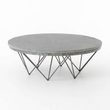 Modern Round Grey Slate Coffee Table Mecox Gardens Modern Glass Coffee Table Stone Coffee Table Coffee Table White