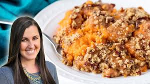 Toss the sweet potatoes with the cornstarch in a bowl to coat well. How To Make The Best Baked Sweet Potato Casserole The Stay At Home Chef Youtube
