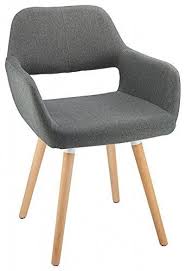 Comfy Grey Fabric Chair To Work From Fabric Dining Chairs House Furniture Design Home Office Furniture