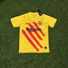 Barcelona 2019 Red Yellow Special Jersey Personalized Name And Number Zorrojersey Barcelona Jerseys Barcelona Team Badge