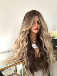 Glueless Full Lace Wig With Bleached Knots Last One Remaining Grab It While You Can Hair Origi In 2020 Front Lace Wigs Human Hair Blonde Highlights Lace Frontal Wig