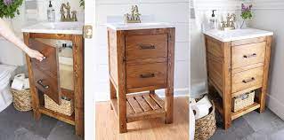 13 Amazing Small Bathroom Vanity Ideas You Can Try Easily Diy Bathroom Vanity Small Bathroom Vanities Diy Bathroom