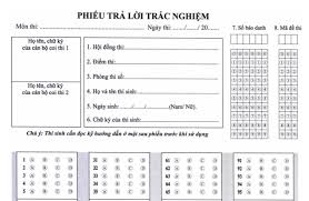 Bảng điểm thi thpt quốc gia 2019. Quy Trinh Cháº¥m Bai Tráº¯c Nghiá»‡m Thi Thpt Quá»'c Gia