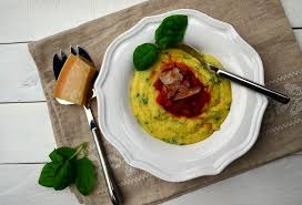 Basilikumpolenta Mit Gemusesalsa Ein Rezept Von Ewald Plachutta Rezepte Lebensmittel Essen Hauptspeise