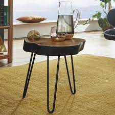 Schminktisch hocker toilettentisch barock kosmetiktisch wandtisch konsole antik. Wohnling Massivholz Sheesham Beistelltisch Kaufland De