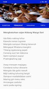 Manungsa mbetahaken gesang ingkang tentrem lan aman b. Geguritan Adalah