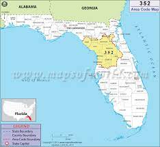 You can also find the location of a caller whose number begins with 352. 352 Area Code Map Where Is 352 Area Code In Florida