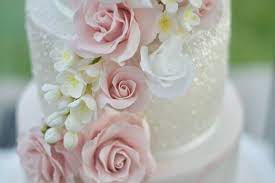 Sugar flowers for wedding cakes. Sugar Ruffles Luxury Wedding Cakes Lake District