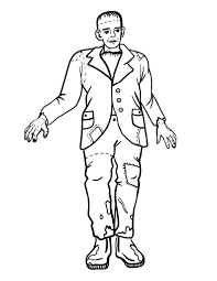 Frankenstein coloring pages to print. Free Frankenstein Coloring Page