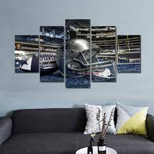 Related:dallas cowboys wall decor dallas cowboys home decor dallas cowboys party decorations dallas cowboys wall art dallas cowboys flag dallas cowboys rug. 5 Panel Dallas Cowboys Canvas Prints Painting Wall Art Sports Home Decor Artwork For Living Room Without Frame Fan Shop Sports Outdoors
