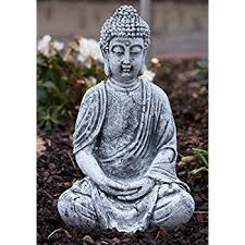 Steinfigur Grosser Buddha Shiva Frostfest Bis 30 C Massiver Steinguss Amazon De Garten Buddha Steinfiguren Shiva