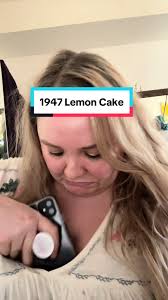 A chaotic vintage lemon cake from me to you! #vintage #vintagecooking  #traditional #wholesome #lemoncake #grandma #midcentury #vintagerecipes  #jello #baking #pov