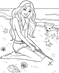 Download or print for free immediately from the site. Barbie Holiday Coloring Page For Girls Topcoloringpages Net