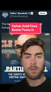 Farhan Zaidi Fired .Buster Posey in for the San Francisco Giants #SFGiants  #Sanfranciscogiants #Giantsbaseball #baseball #mlb #farhanzaid #busterposey  #buster #baseballfyp #mlb #majorleaguebaseball