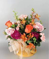 Send warm smiles from across the miles this thanksgiving nov 25th, 2021 with flowers from your local tucson, az florist. A Sweet Bouquet Any Day Of The Week Warm Rich Colors Of Pink And Orange Are Contrasted With Fresh Same Day Flower Delivery Purple Carnations Flower Delivery