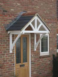 Pin By Ignacio Alvarez On Exteriors Porch Canopy Front Door Canopy Timber Front Door