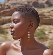 Olive Green Brown Seed Bead Tassel Earrings