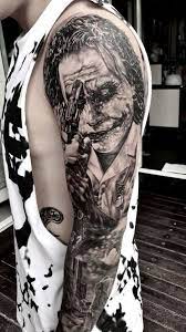 Black And Grey Joker Tattoo Joker Tattoo Joker Tattoo Design Best Sleeve Tattoos