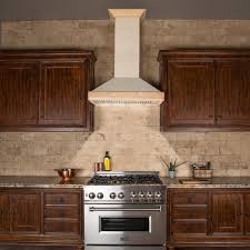 Experience the custom feel from our wood range hoods without the custom price. Wood Kitchen Hood Design