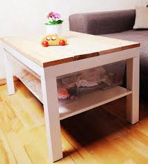 Leider gibt es für meine geliebte rote ikea kommode hemnes keinen wickeltischaufsatz. Landhaus Tisch Selber Machen Diy Ikea Tischplatten Diy Esstisch Diy Mobel Couchtisch