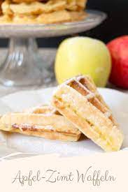 Waffeln Mit Apfel Zimt Und Vanille Rezept Waffelteig Rezept Einfach Waffeln Backen Waffeln Rezept