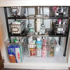Finding enough room to store items under your sink can be a challenge. How To Organize Under The Bathroom Sink Home By Jenn