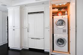 Stacked Secca Laundry Cabinet