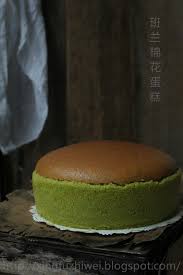 爱厨房的幸福之味 班兰棉花蛋糕pandan cotton cake chiffon cake piece of cakes food