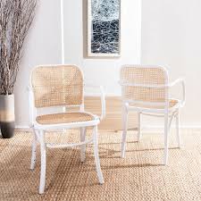 Bayou Breeze Cane Arm Chair Wayfair Cane Dining Chairs White Dining Chairs Dining Chairs