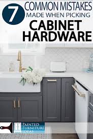 For example, if you have white cabinets, choosing a bold finish will make a huge impact. Painted Furniture Ideas 7 Mistakes People Make When Picking Out Cabinet Hardware Painted Furniture Ideas